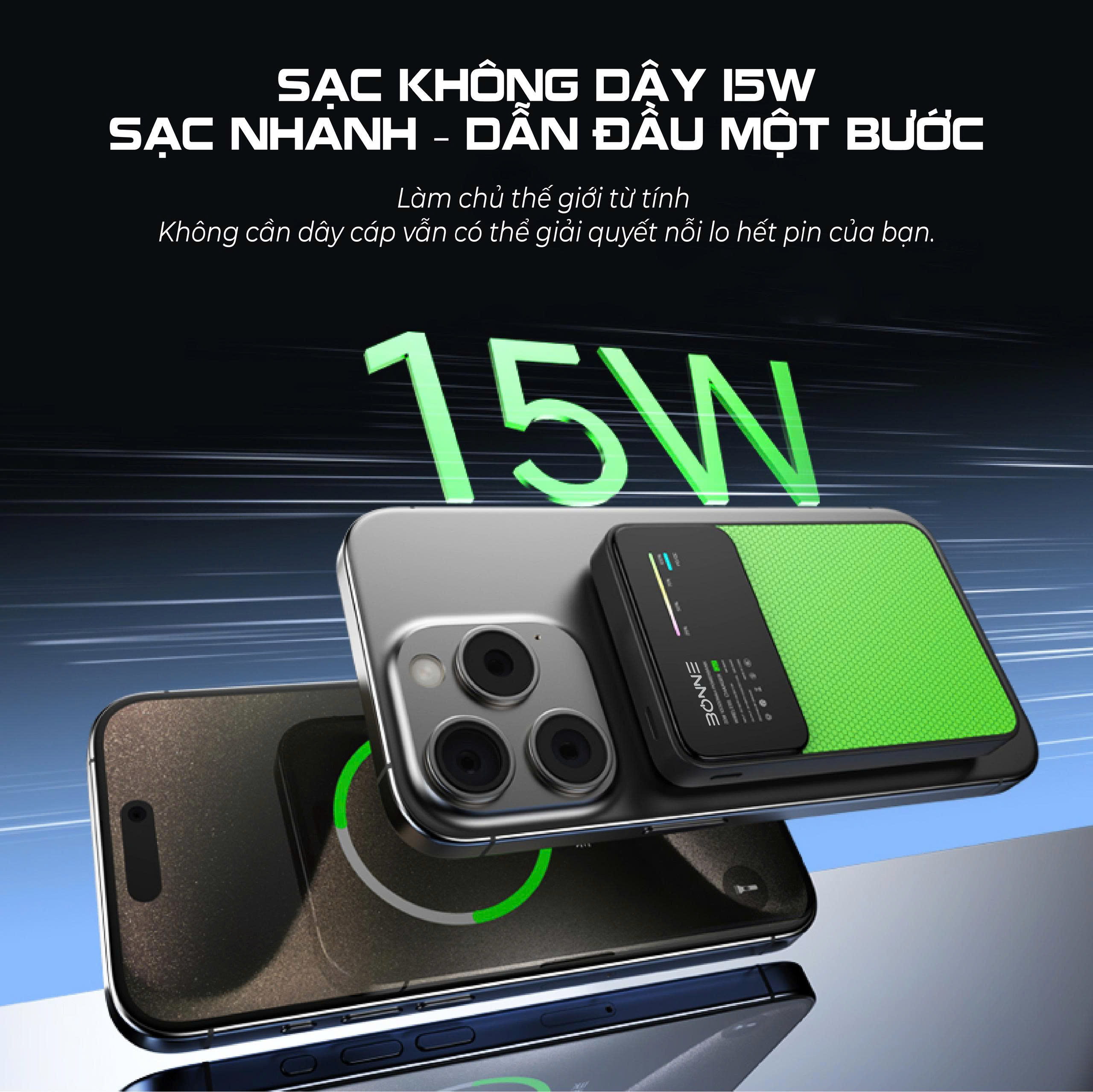Sạc không dây 15W