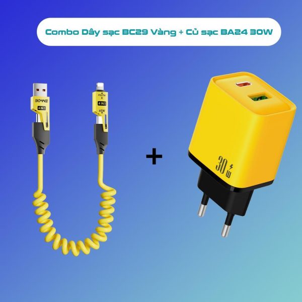 cáp sạc lò xo