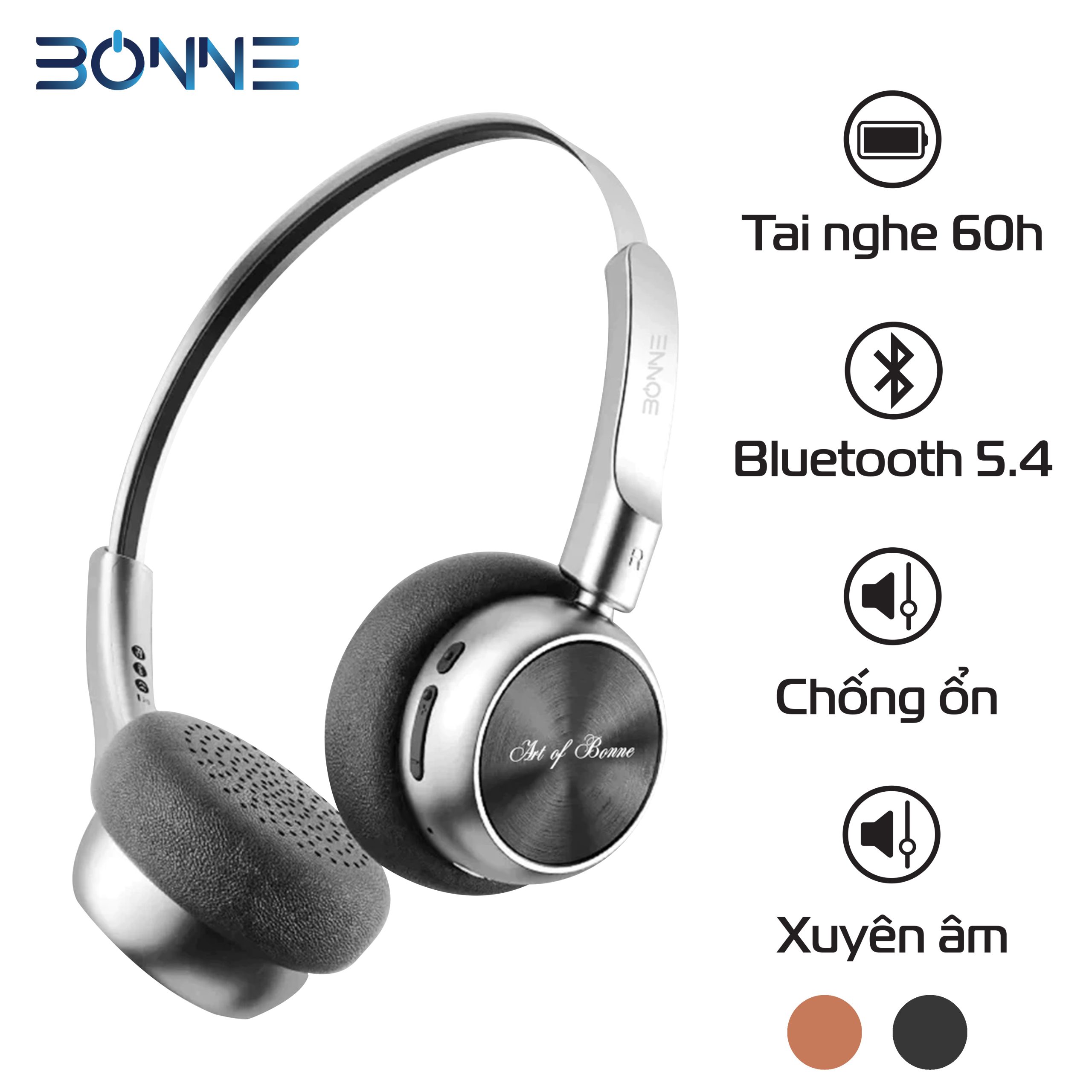 Tai nghe Bluetooth BH1 5.4 âm thanh HiFi – Bonne